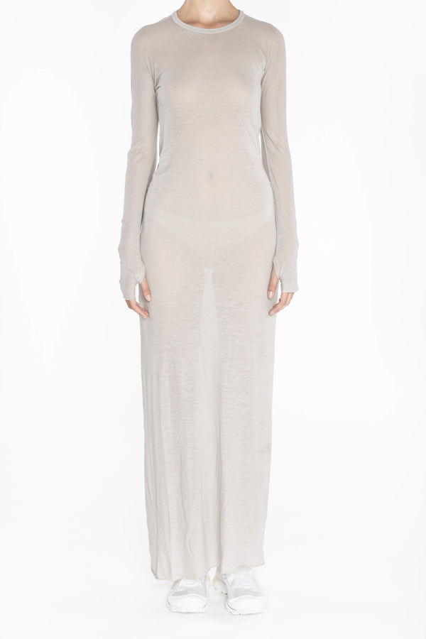 Boris Bidjan Saberi WDRESS2 Series Long Dress Series WDRESS2 FTT00001-QIANHEI Light Gray